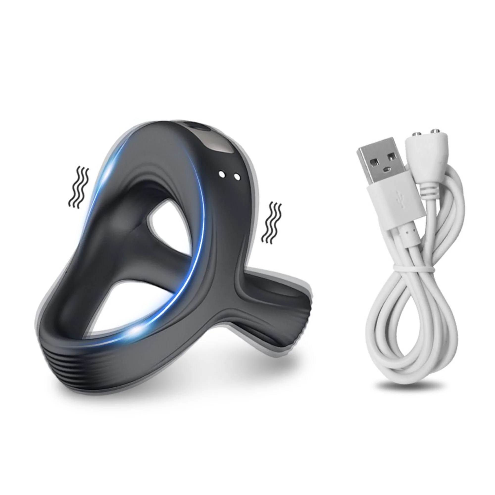 Vibrating Dual Cock Ring - Enhance Your Stamina & Amplify Your 'O's!