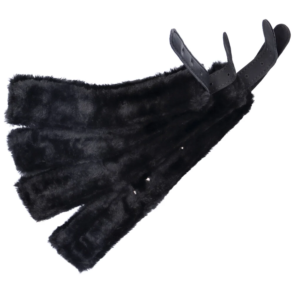 Hog Tie Restraint Set With Faux Fur Lined Cuffs