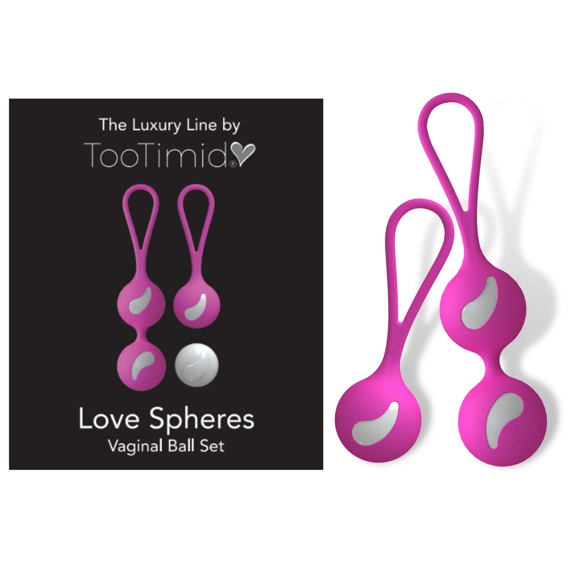 Duotone Silicone Kegel Ball Set with Weighted Exercise Balls