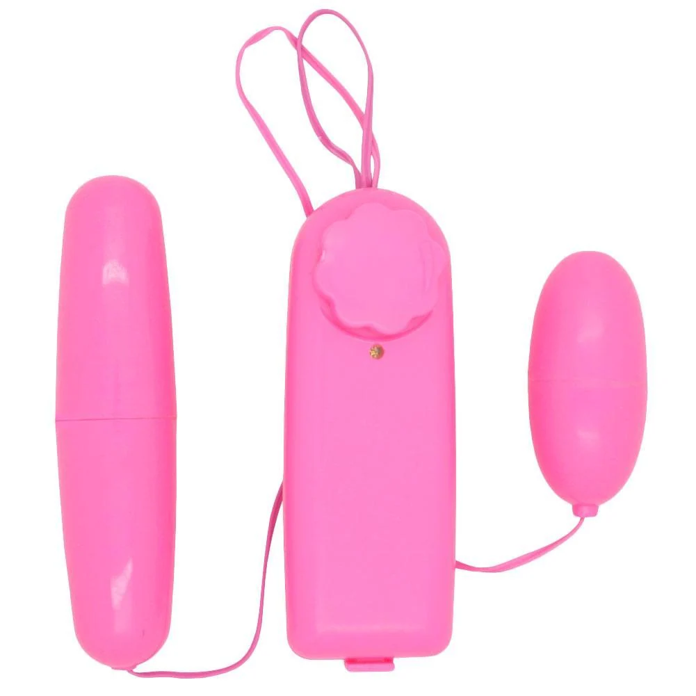 Pink B.O.B. Dual Vibrating Bullets for Couples