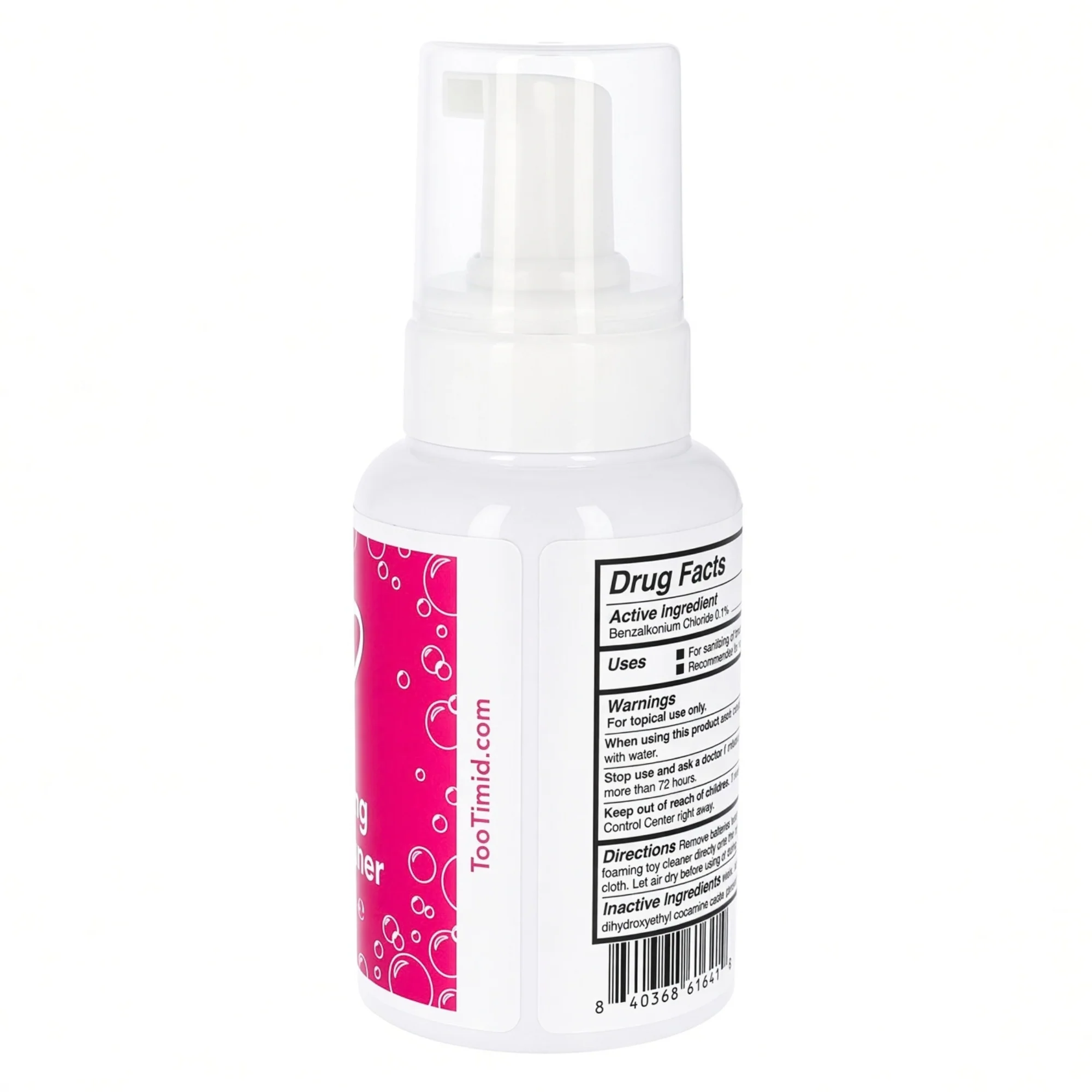 Foaming Antibacterial Toy Cleaner 7.5 fl oz Alcohol-Free Bottle