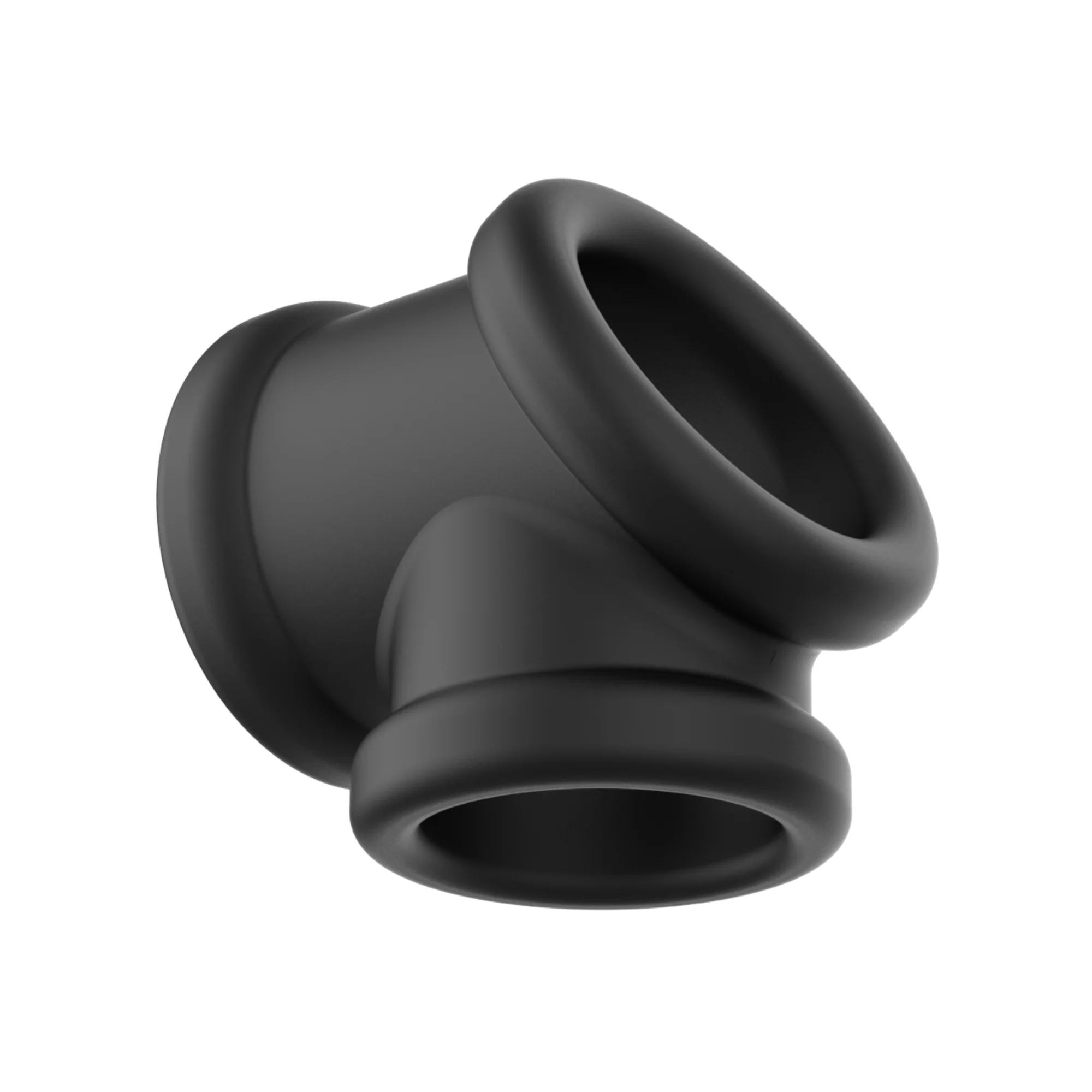 Constriction Cock Ring & Ball Stretcher - Dual Rings for Firmer Erections