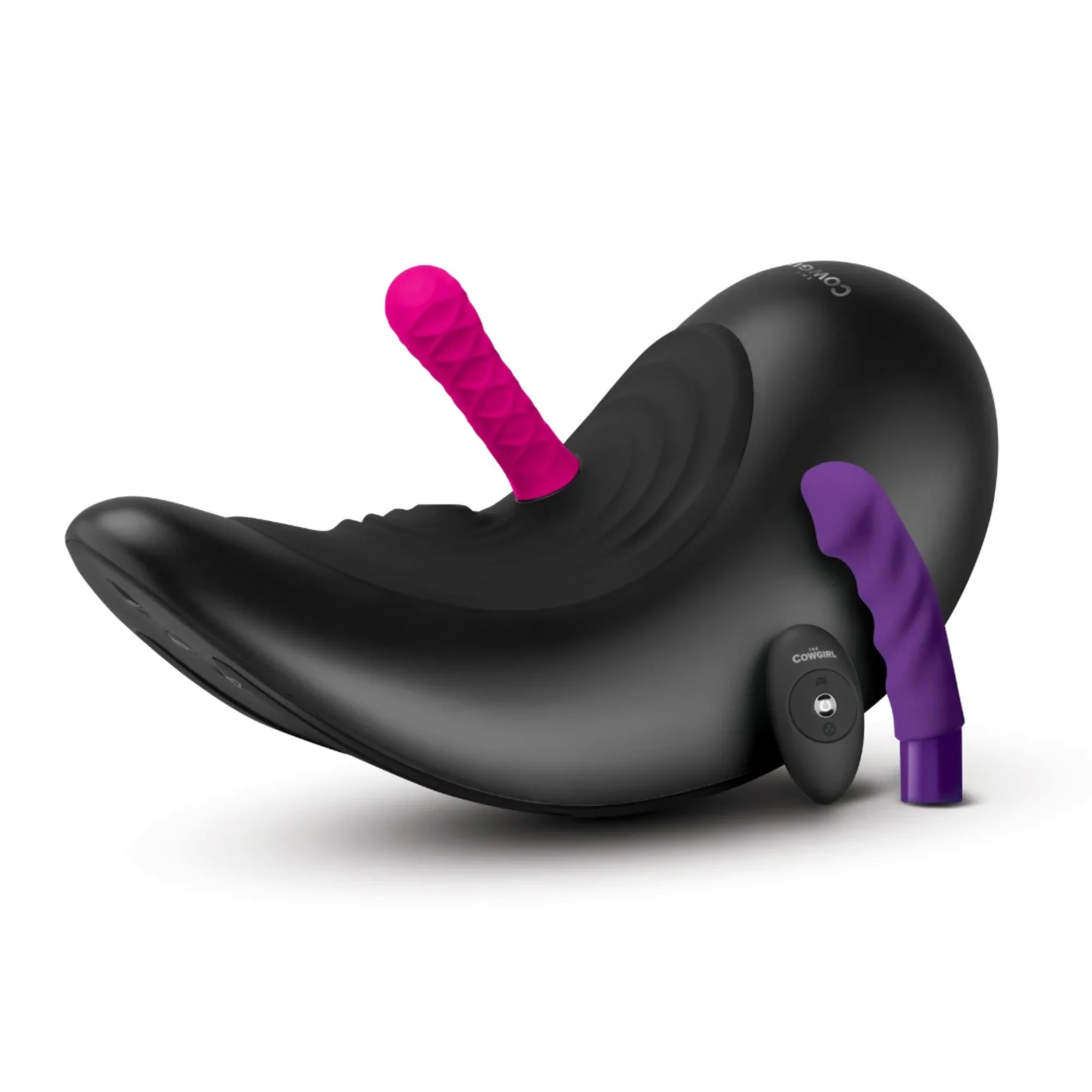 Cowgirl Saddle Premium Sex Machine with Rocking Ride and 2 Dildos