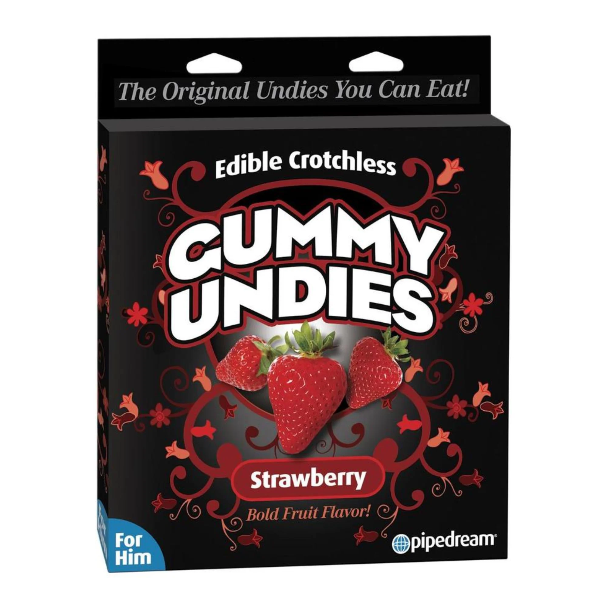 Edible Male Gummy Undies in Sexy Strawberry Flavor