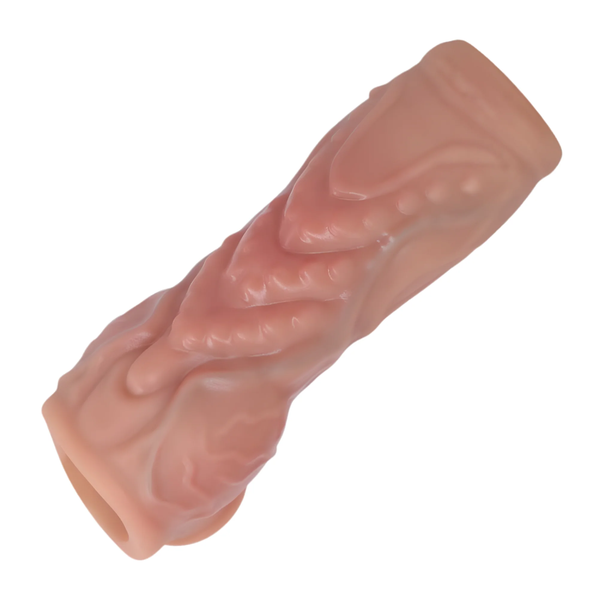 Fantasy Knotted Penis Sleeve - Gives You 1" of Extra Girth at the Base!