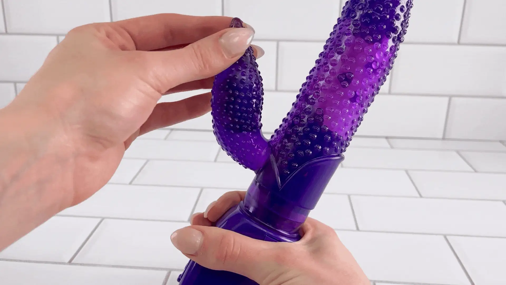 Dual-Action Rotating Tongue G-Spot Vibe with Clitoral Stimulator