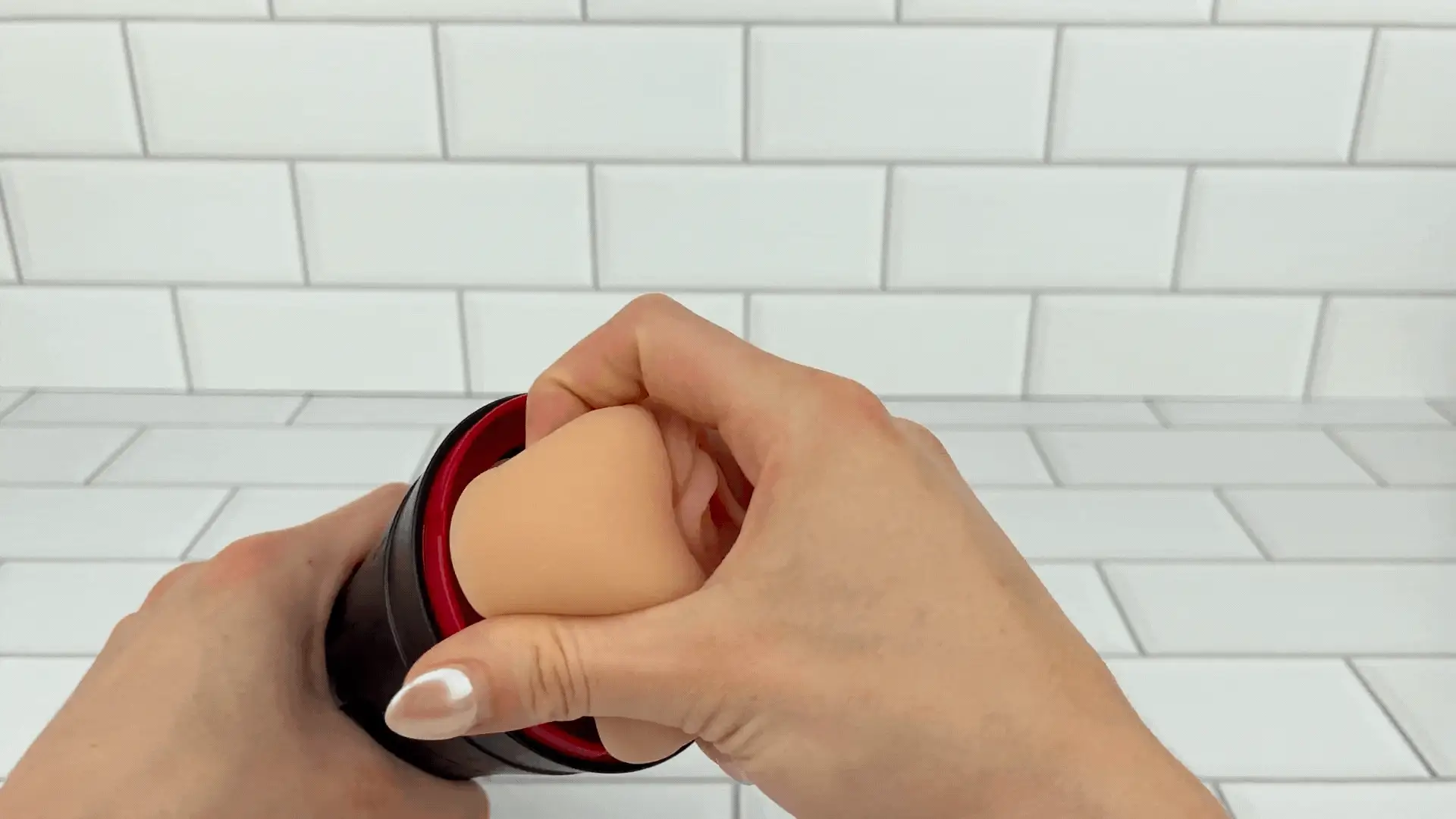 Eachna Realistic Vaginal Masturbator Silicone Stroker with Closed-End Suction