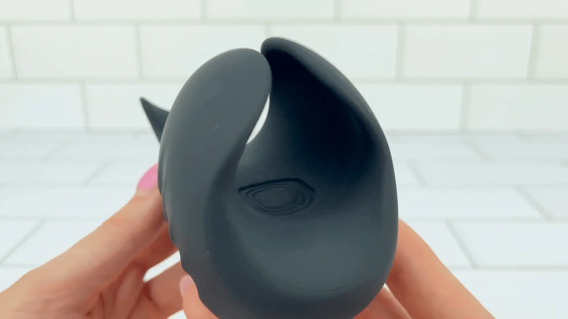 Flexible Silicone Cock Sleeve with Thumping F-Spot Tip