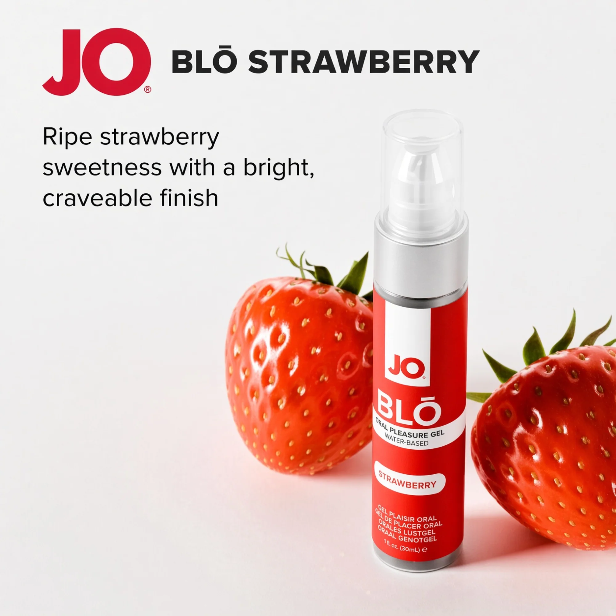 JO BLŌ Oral Pleasure Gel 1oz for Cooling Blowjob Flavor