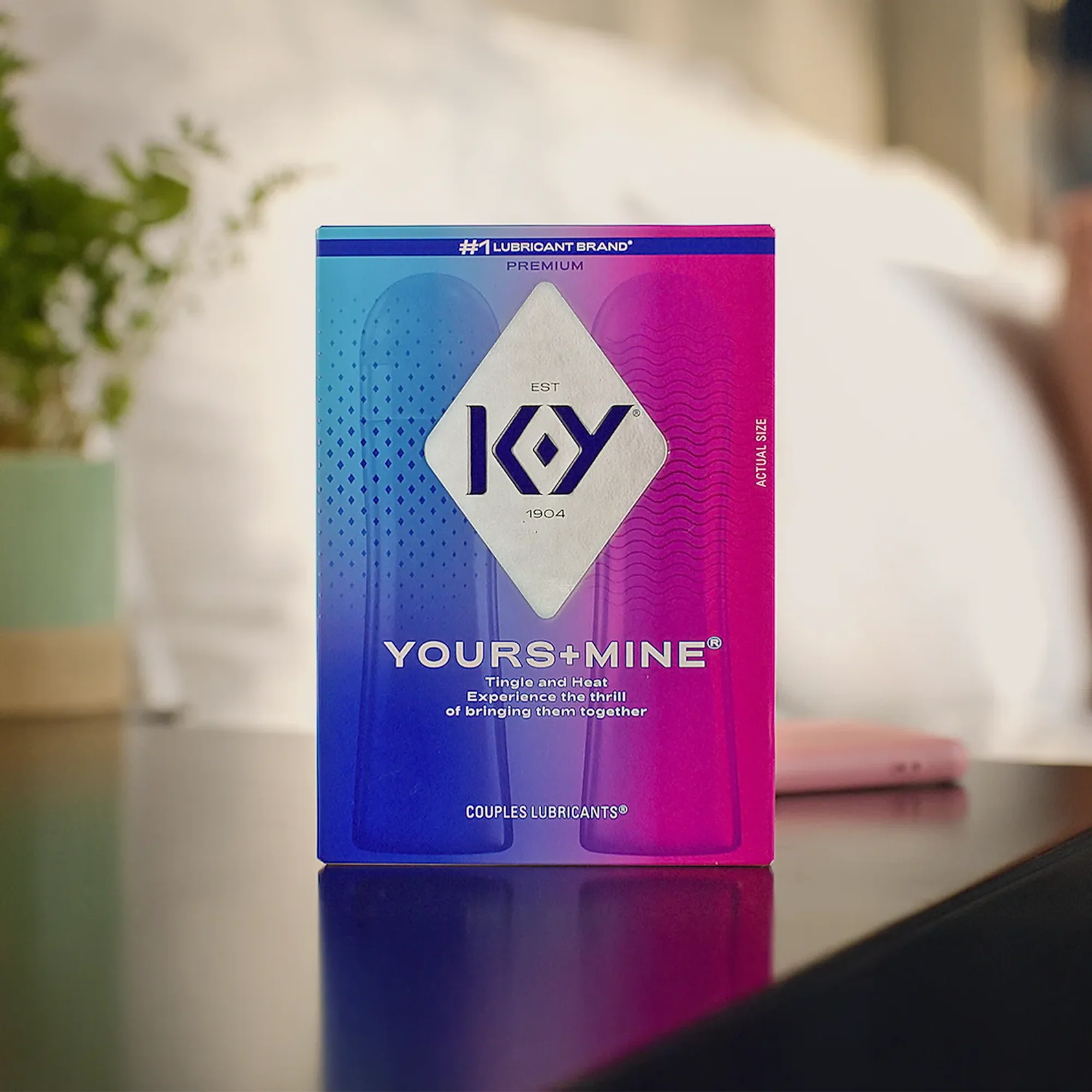 KY Yours and Mine 情侣润滑液套装，含温热与刺麻配方