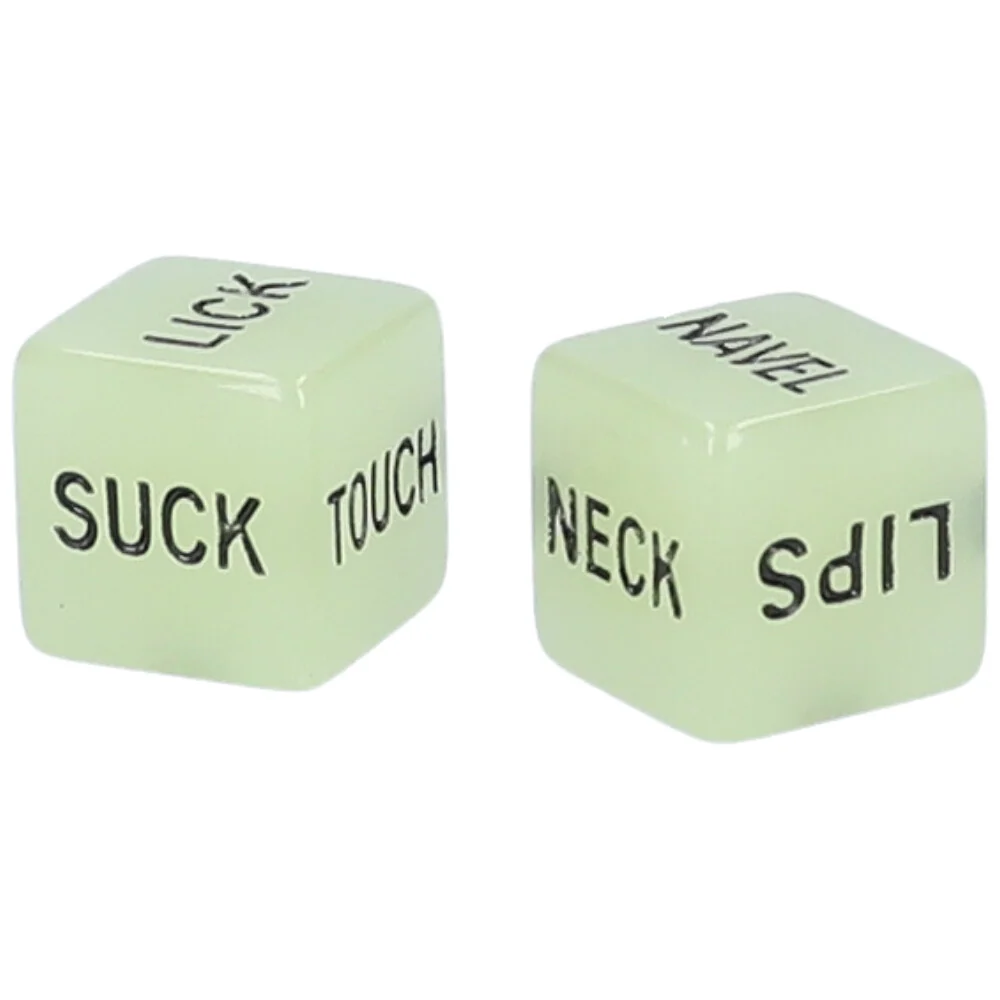 Glow-in-the-Dark Foreplay Dice for Kinky Bedroom Play
