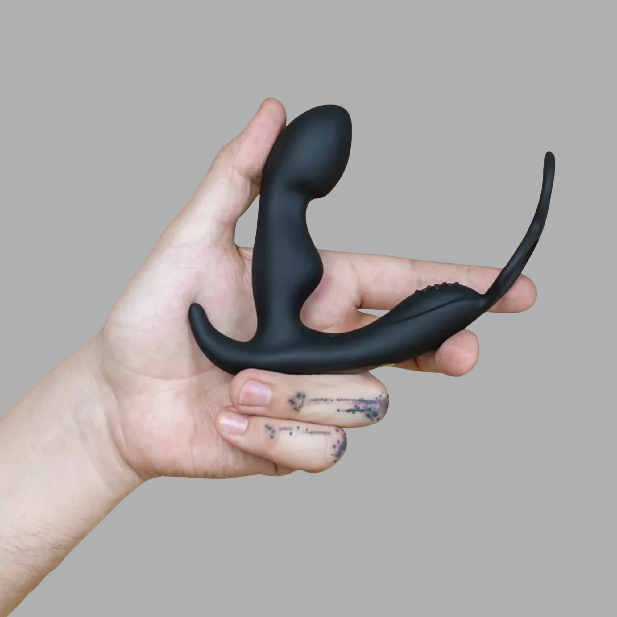 Prostate Curve Dual Ring - Remote Control Vibrating Prostate Massager