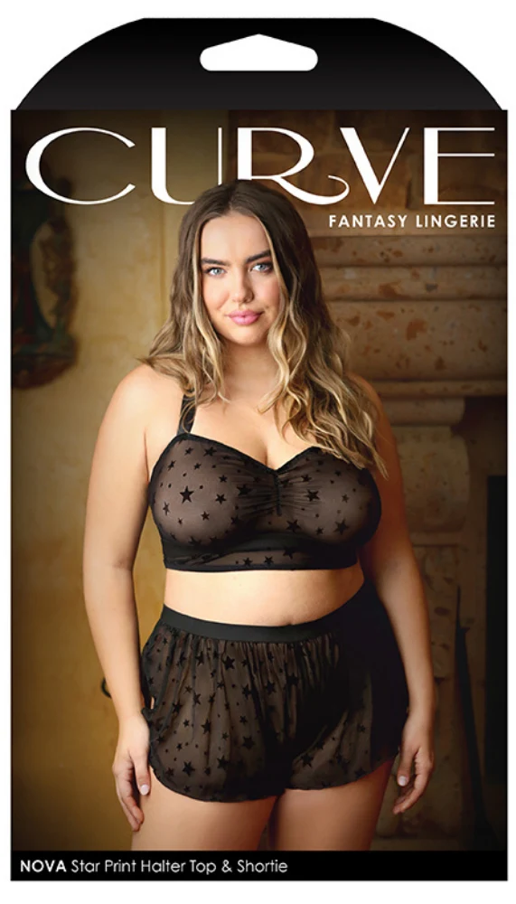 Nova Star Print Halter Top & Shortie