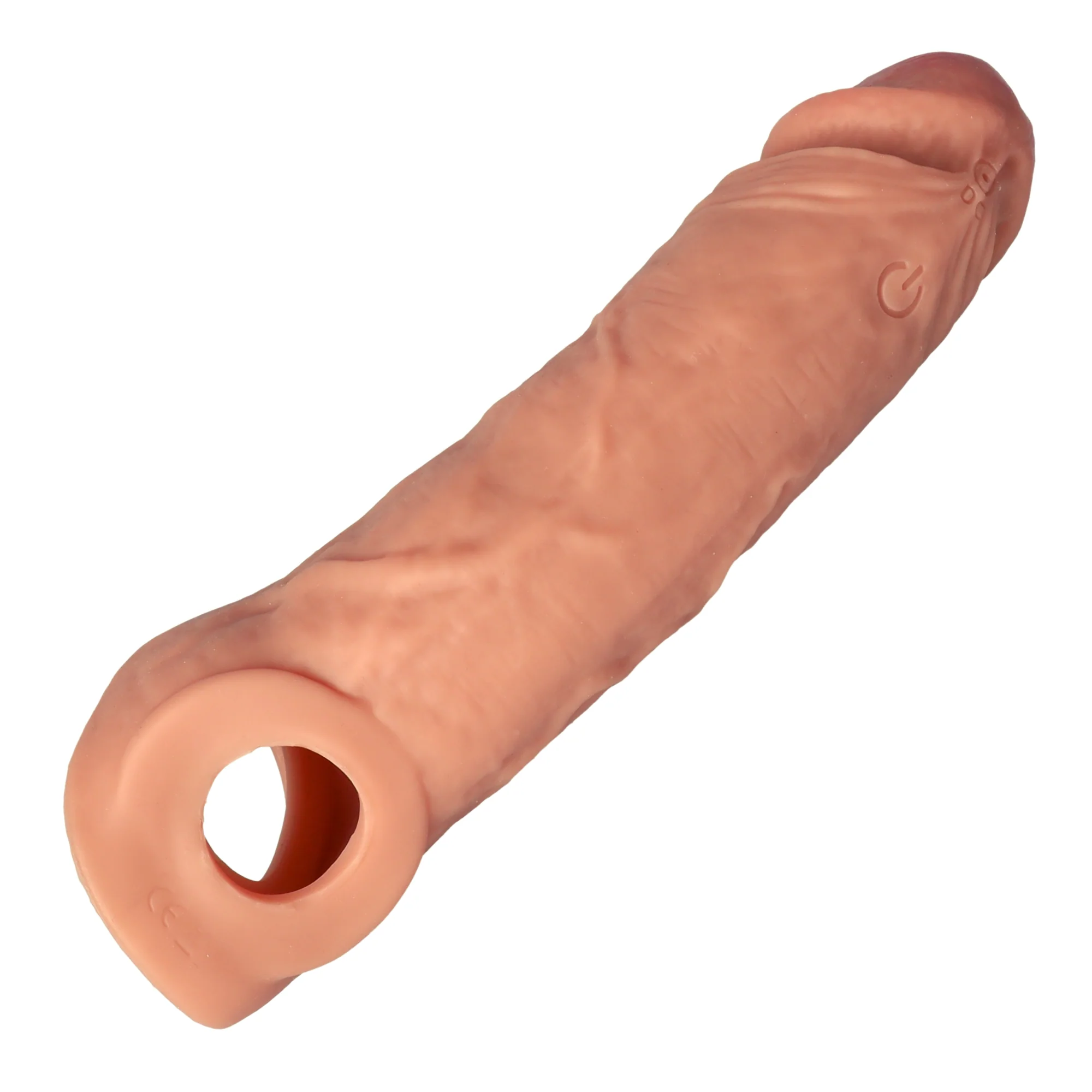 Real Feel Vibrating Penis Extender – Gives 2 Added Inches & Powerful Vibes!