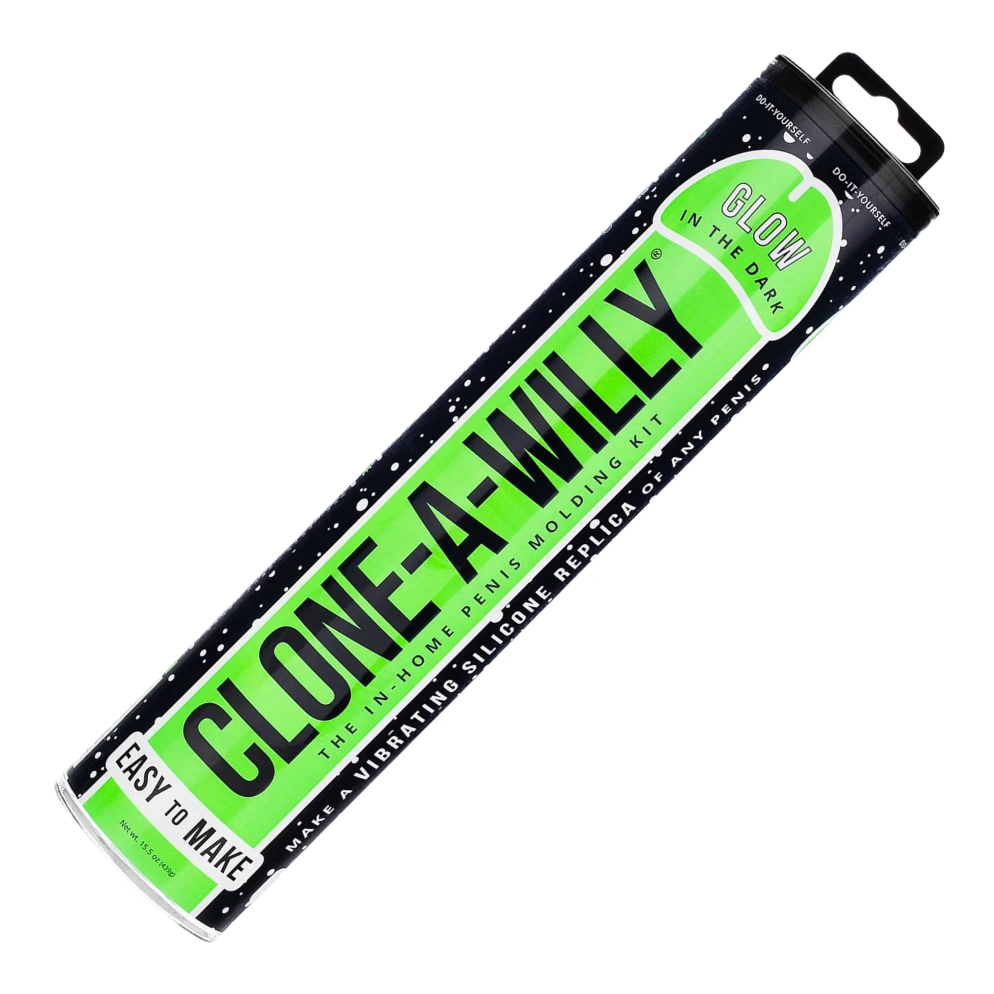 Glow In The Dark Clone-A-Willy Penis Molding Kit with Vibrator