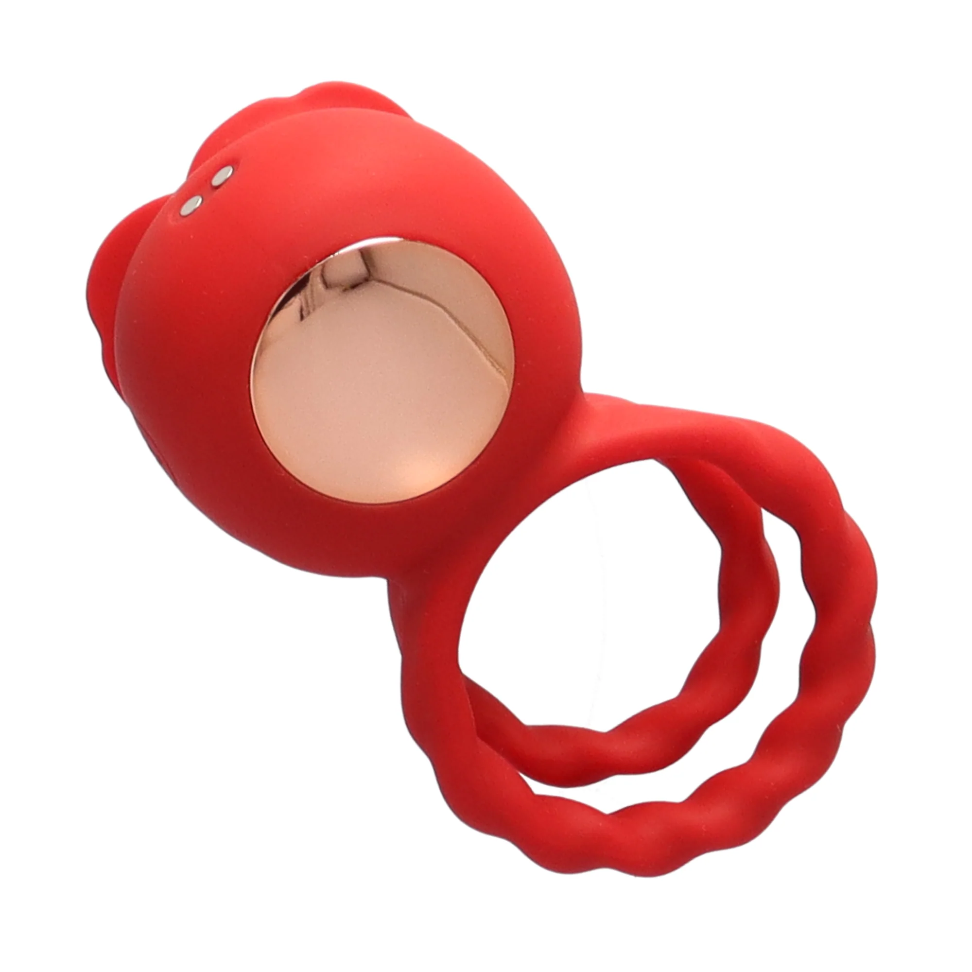 Twirling Tongue Flower Silicone C-Ring - Give Her Oral During Sex While Staying Rock Hard!