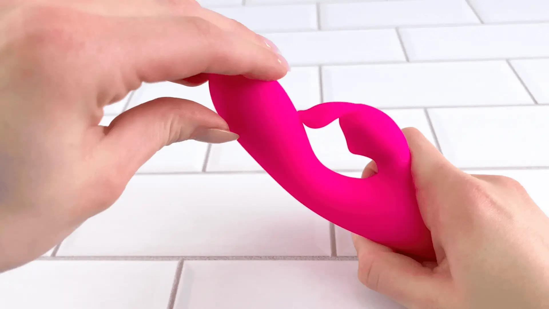 Mini Waterproof Rabbit Vibrator for Dual G-Spot and Clitoral Stimulation