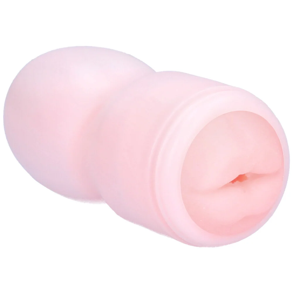 Easy Grip Mouth Stroker in a Discreet Masturbation Cup