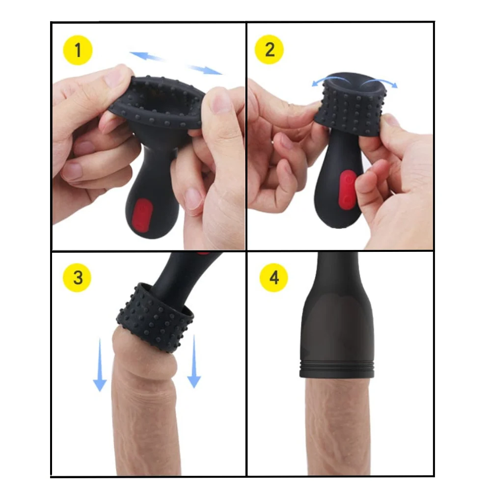 Phoenix Penis Tip Massager with 9 Vibration Patterns