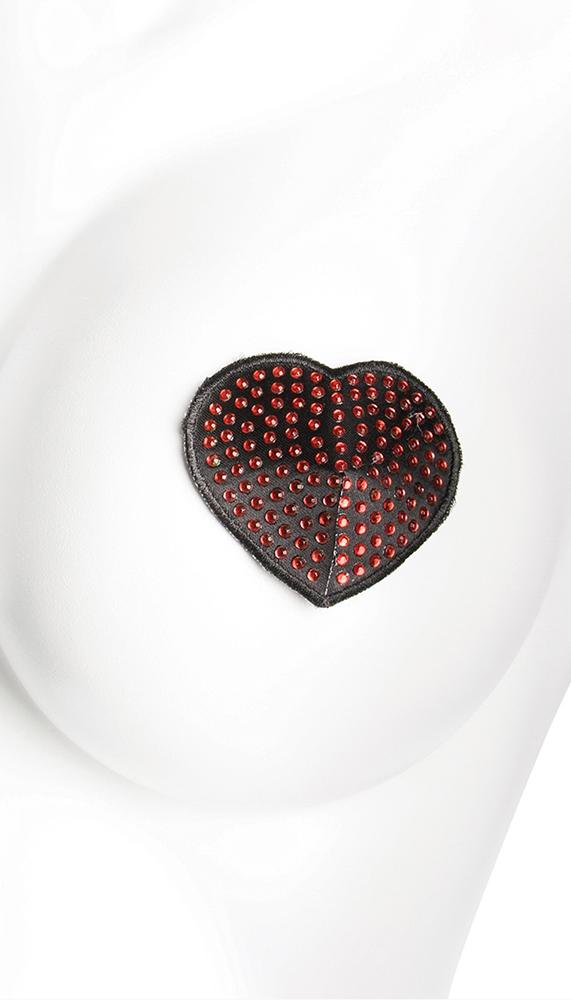 Coquette Heart Shape Sequin Nipple Pasties Set