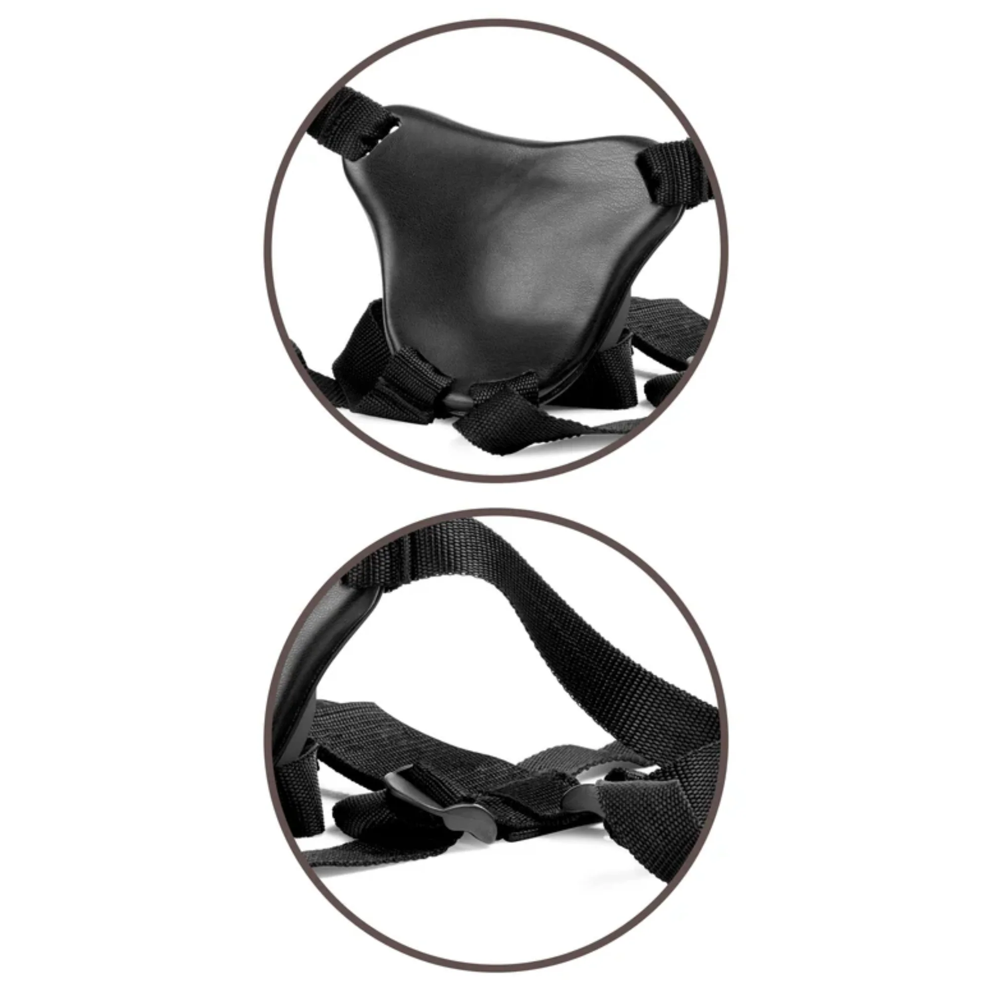 King Cock Deluxe Silicone Body Dock Strap-on Kit with Swinging Balls and 8" Dildo