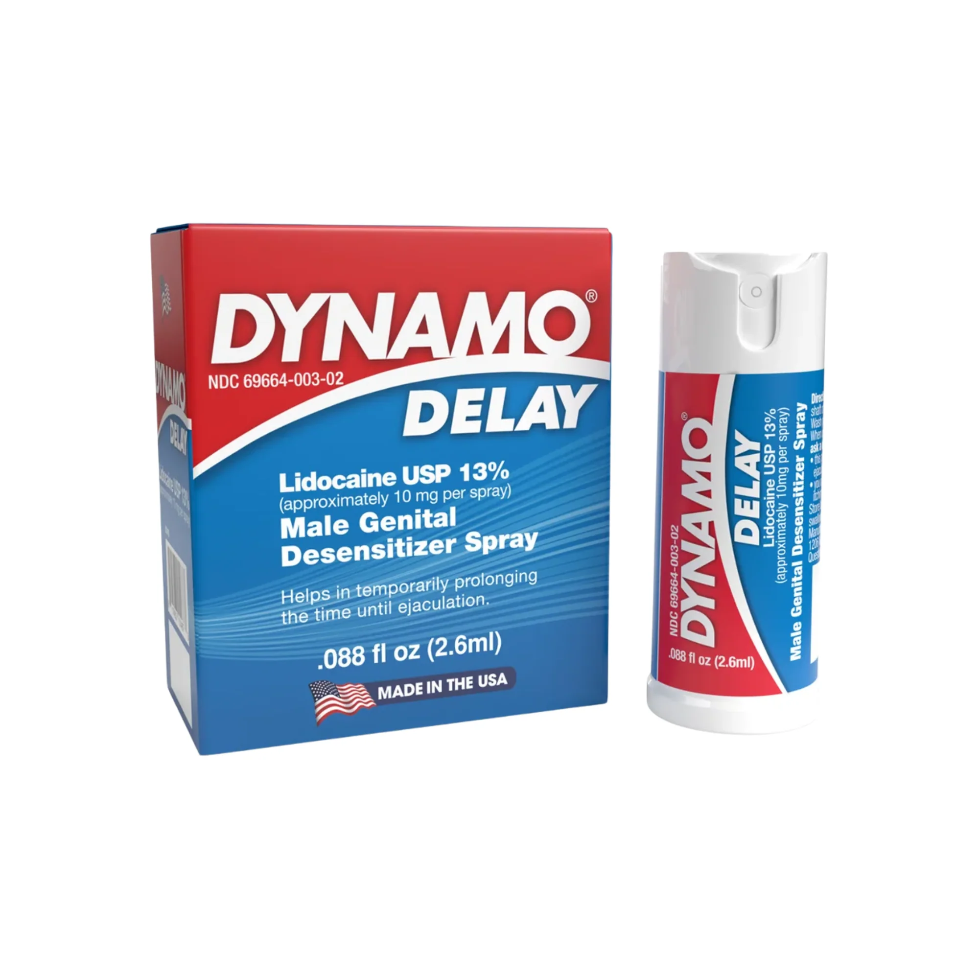 Dynamo Delay To Go 利多卡因喷雾，助你持久更久