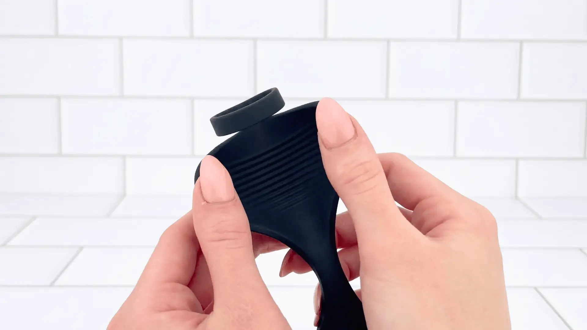 Triple Stimulation Cock Ring -  Stay Harder While Vibes Hit Your P-Spot, Balls & Taint!