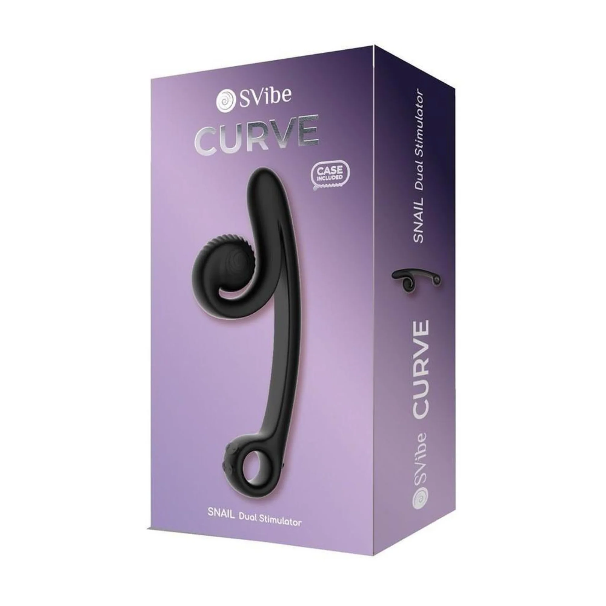 SVibe Snail CURVE Clit and G-Spot Dual Stimulator with Rolling Clit Head