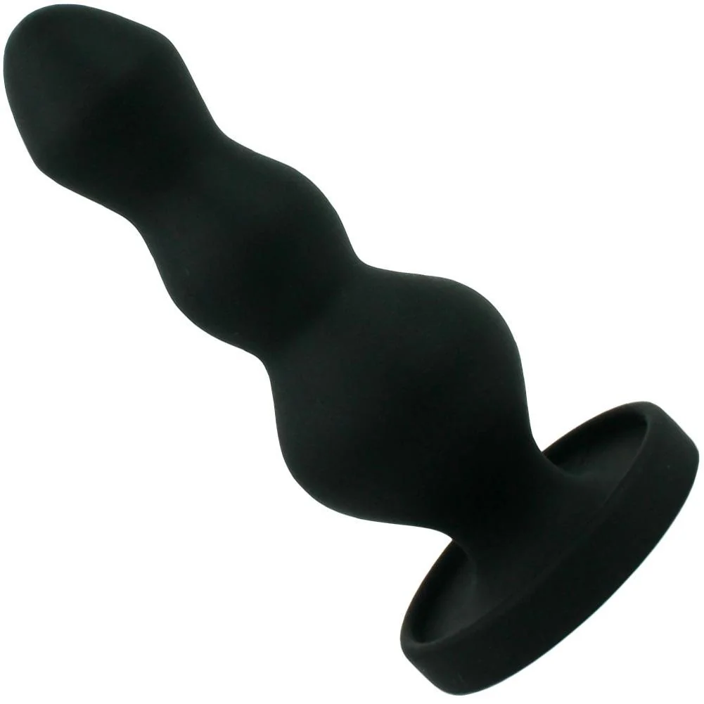 Triple Ripple Anal Probe with Strong Suction Cup Base