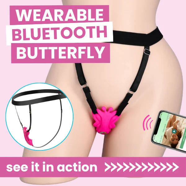 Secret Butterfly - App-Controlled Wearable Vibrator & Harness