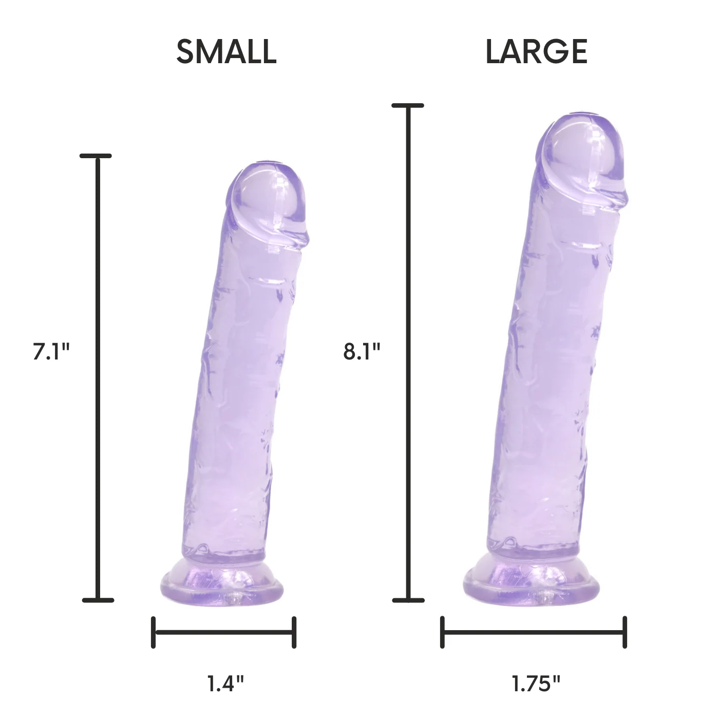 Lifelike Rideable Purple Suction Cup Dildo With Veins