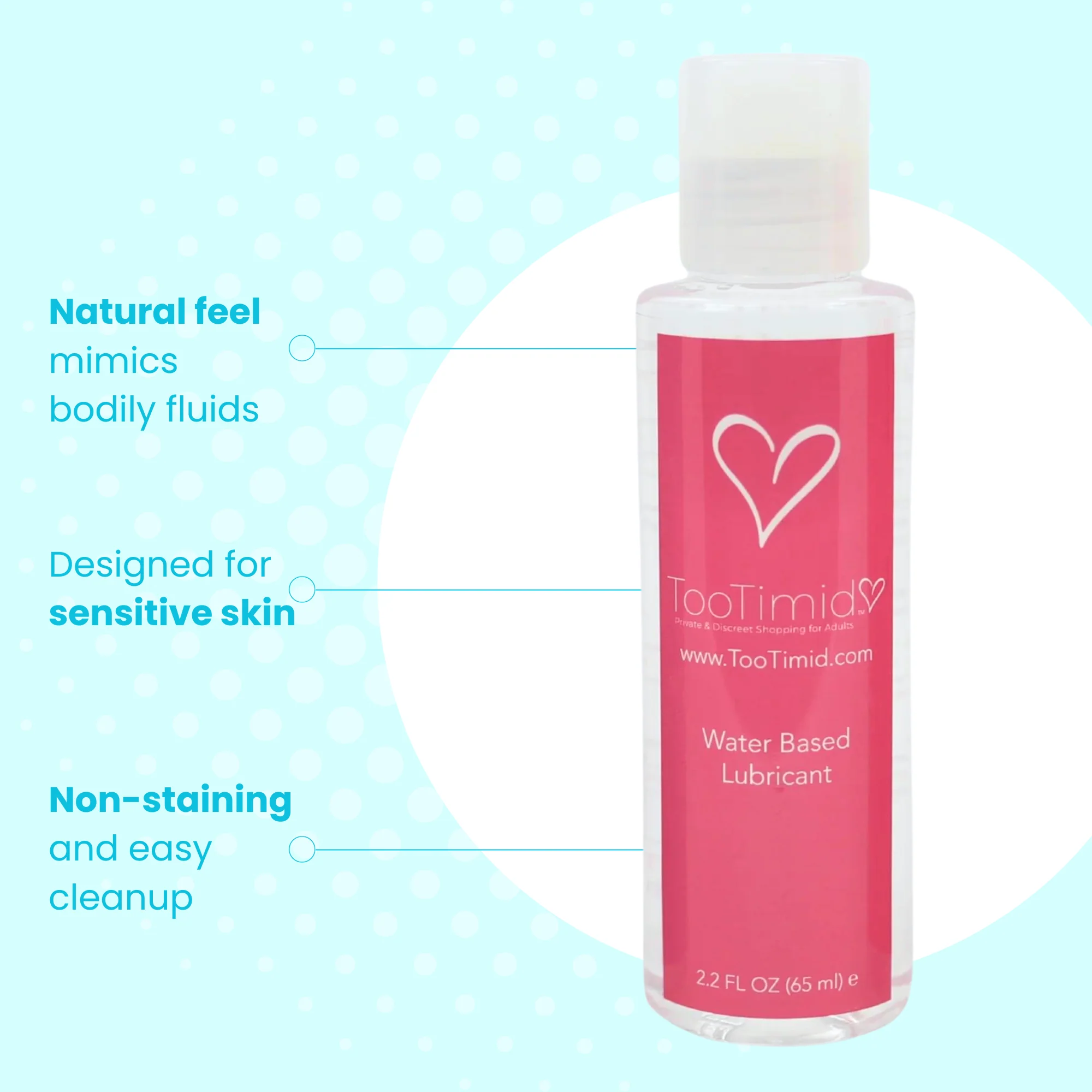 Beginner's Anal Kit with Silicone Plug, 2.2 Ounce Lube and Storage Bag