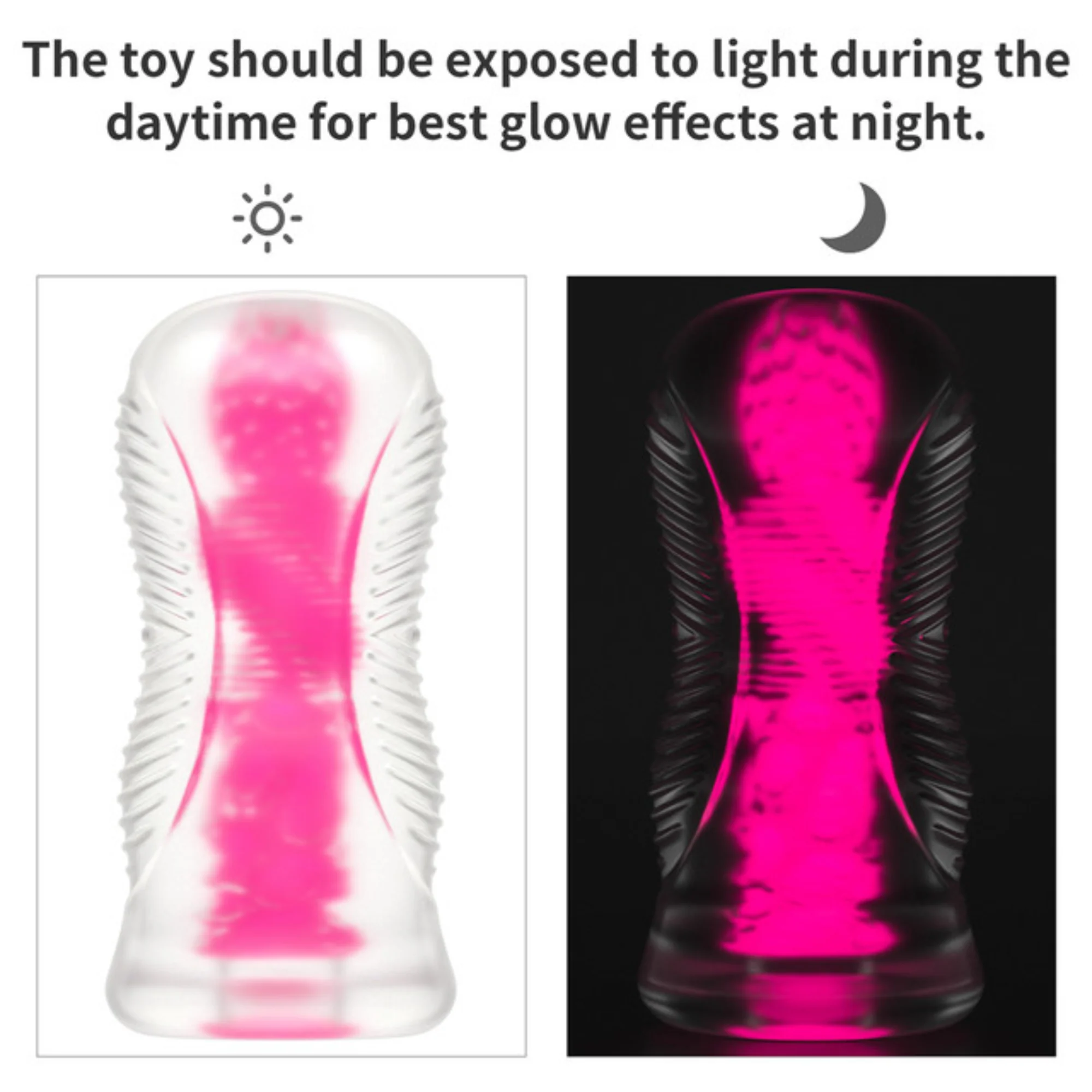 Lumino Play Stroker Glow-in-the-Dark Masturbator for Late-Night Solo Play