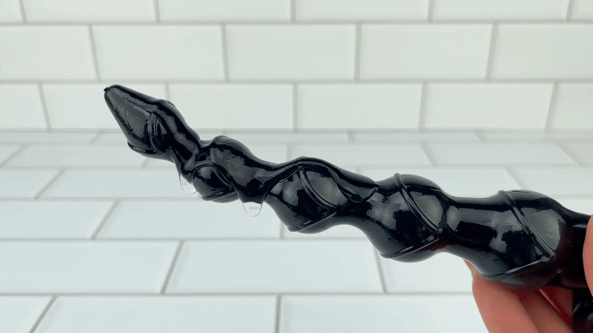 Vibrating Jelly Anal Beads in 2 Colors with One-Speed Bullet