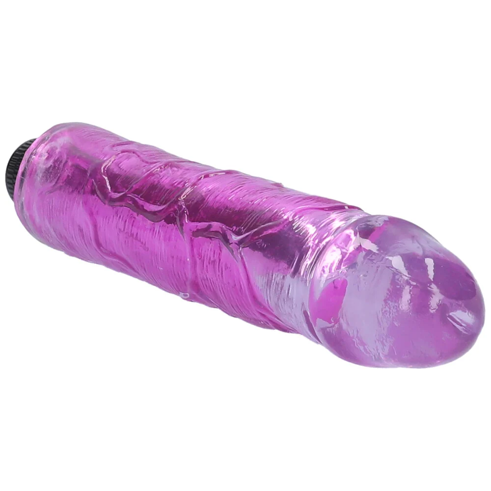 8 Inch Long Deep Penetration Vibrating Dildo for G-Spot Play