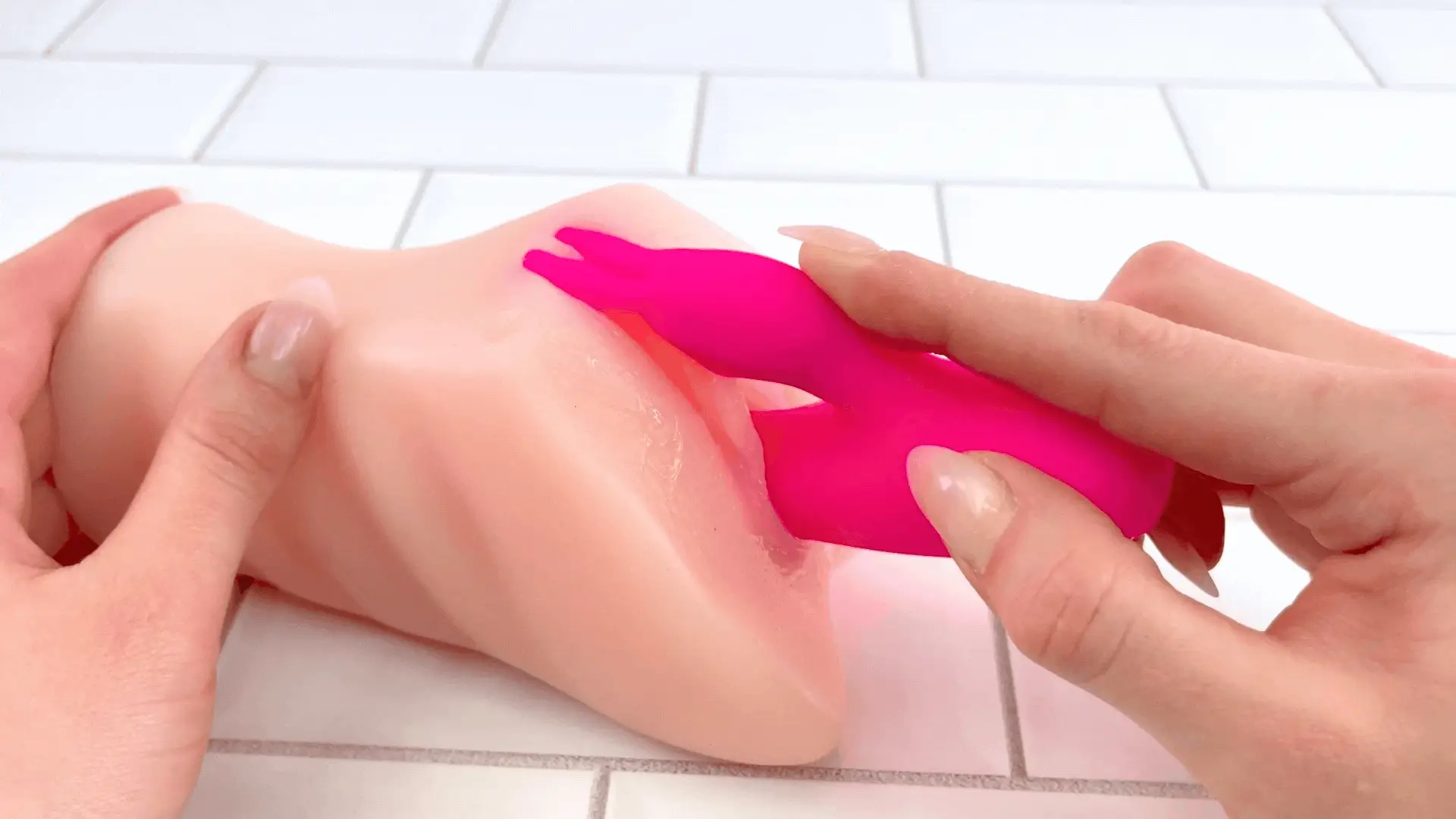 Mini Waterproof Rabbit Vibrator for Dual G-Spot and Clitoral Stimulation