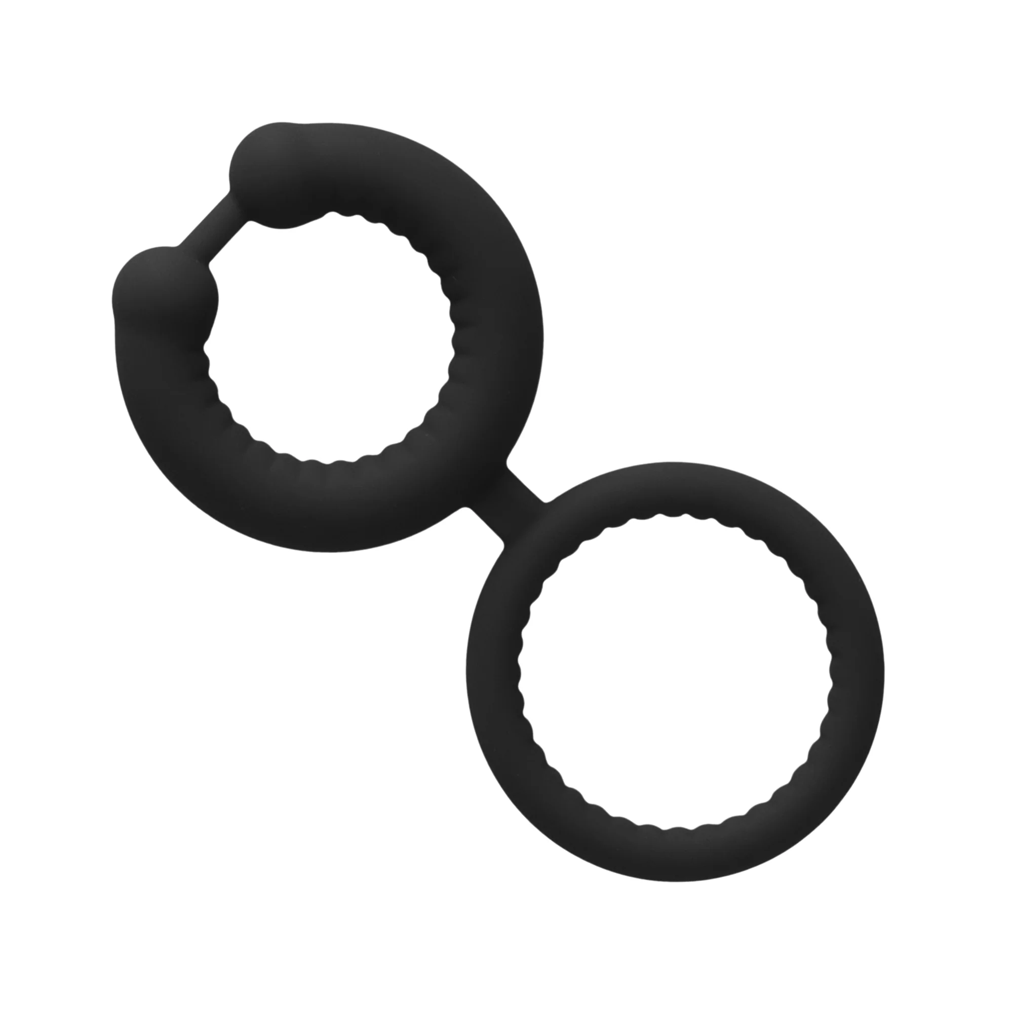 Dual Cock Ring - Extra-stretchy Where You Need It, & Snug Where It Counts!