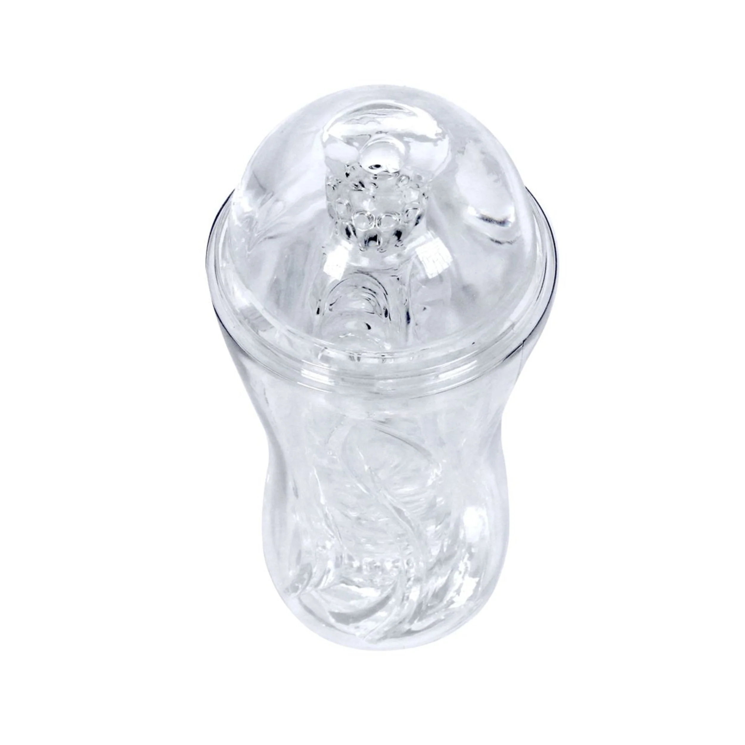 UTOPIA See Through Suction Stroker with Removable Sleeve and Travel Cap