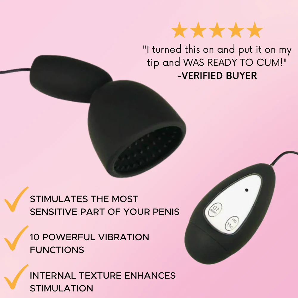 Stamina Trainer Penis Tip Massager with 10 Vibration Functions