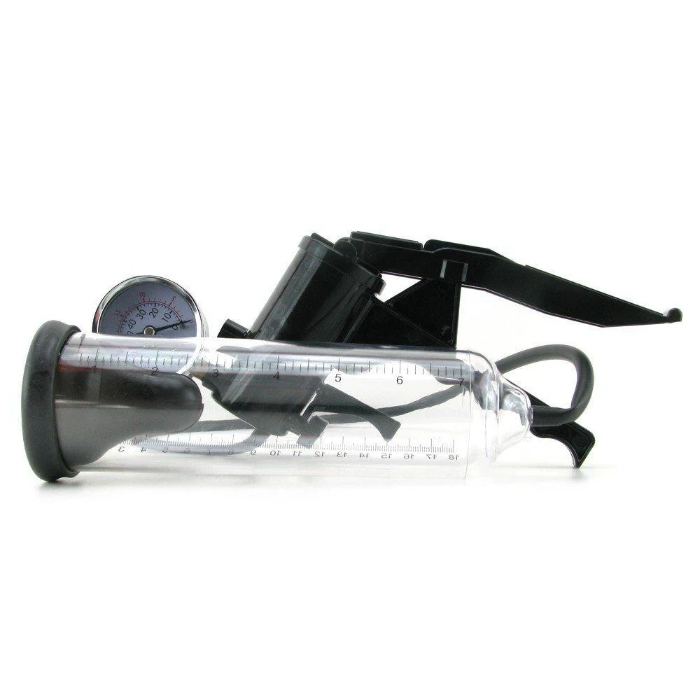 Pump Worx Max Precision Power Pump with Pistol Grip and Pressure Gauge
