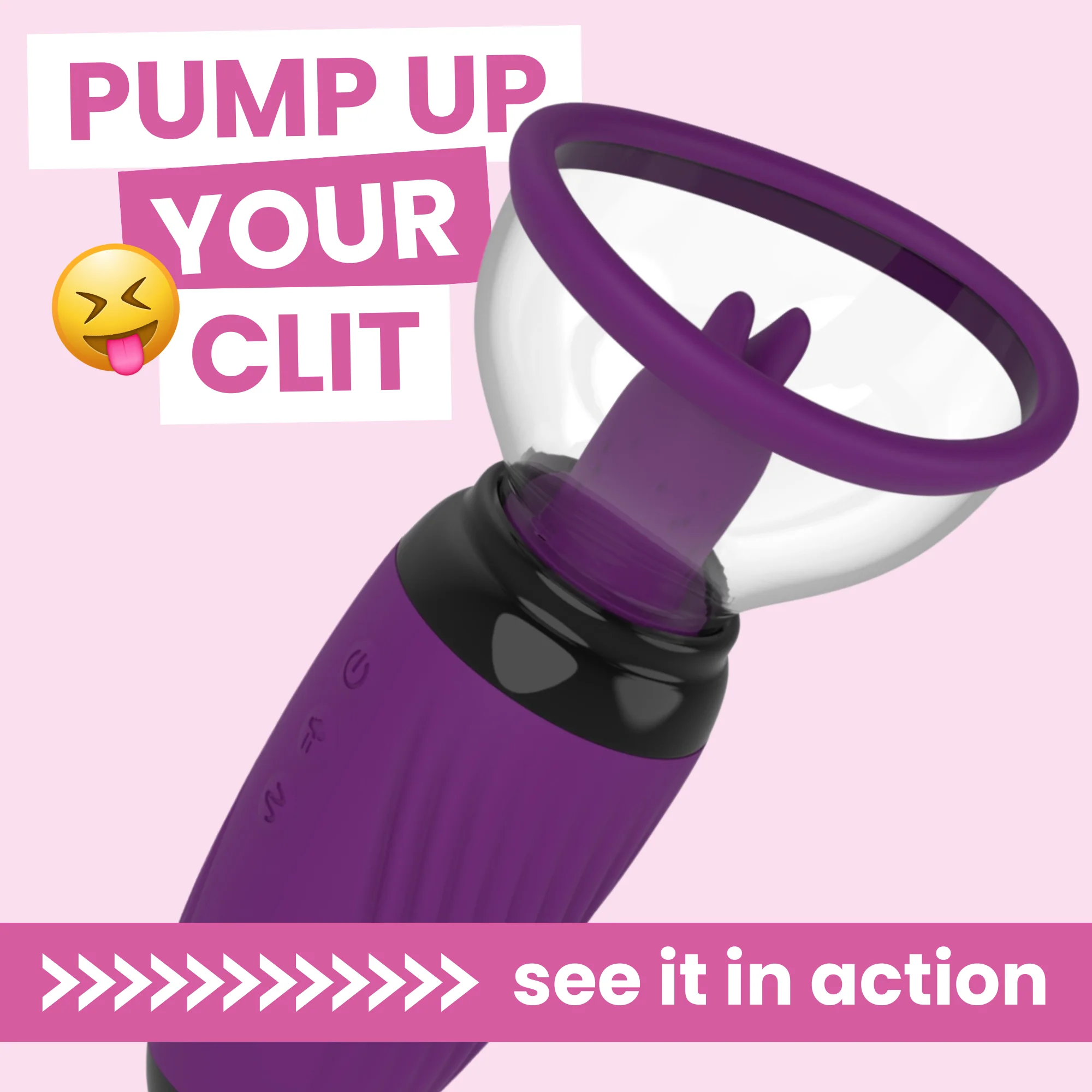 AROUSE Handheld Pussy Pump Clit Teaser