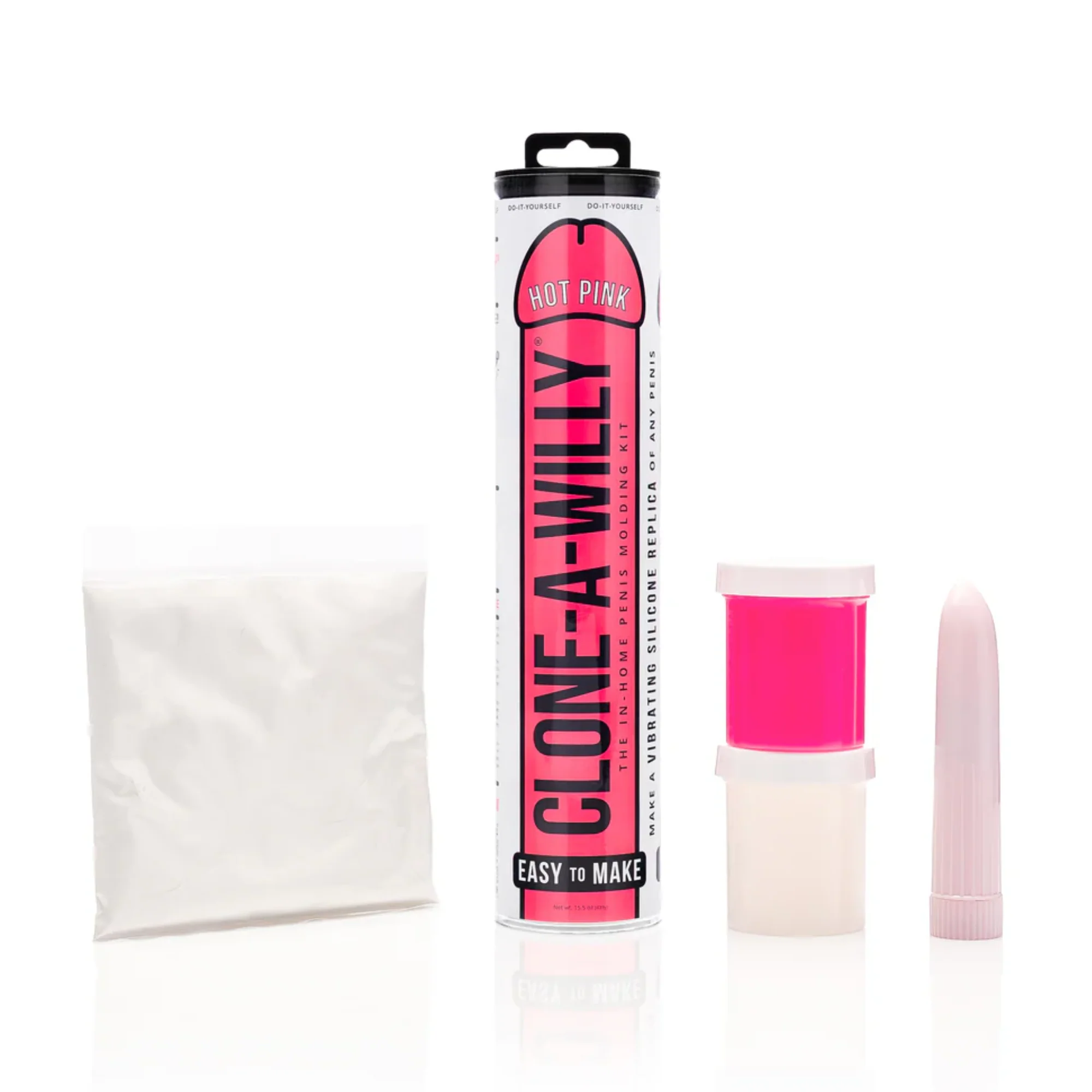 Neon Clone-A-Willy Silicone Dildo Molding Kit with Vibrator