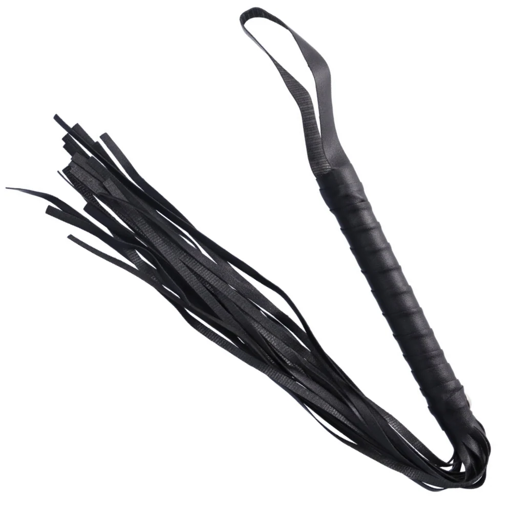 10 Piece Black Bondage Kit with Rope and Cuffs
