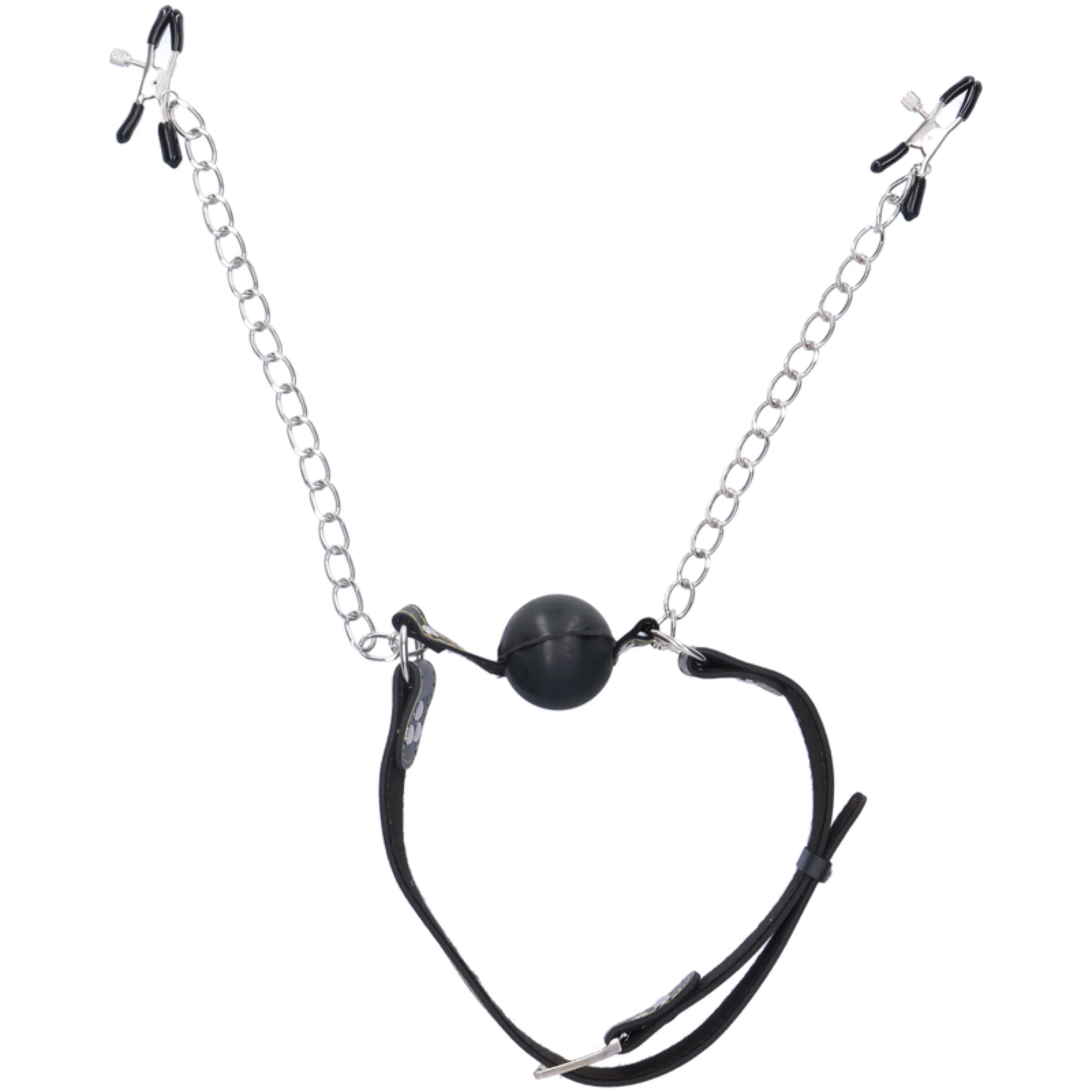 Fetish Fantasy Extreme Ball Gag & Nipple Clamps Set