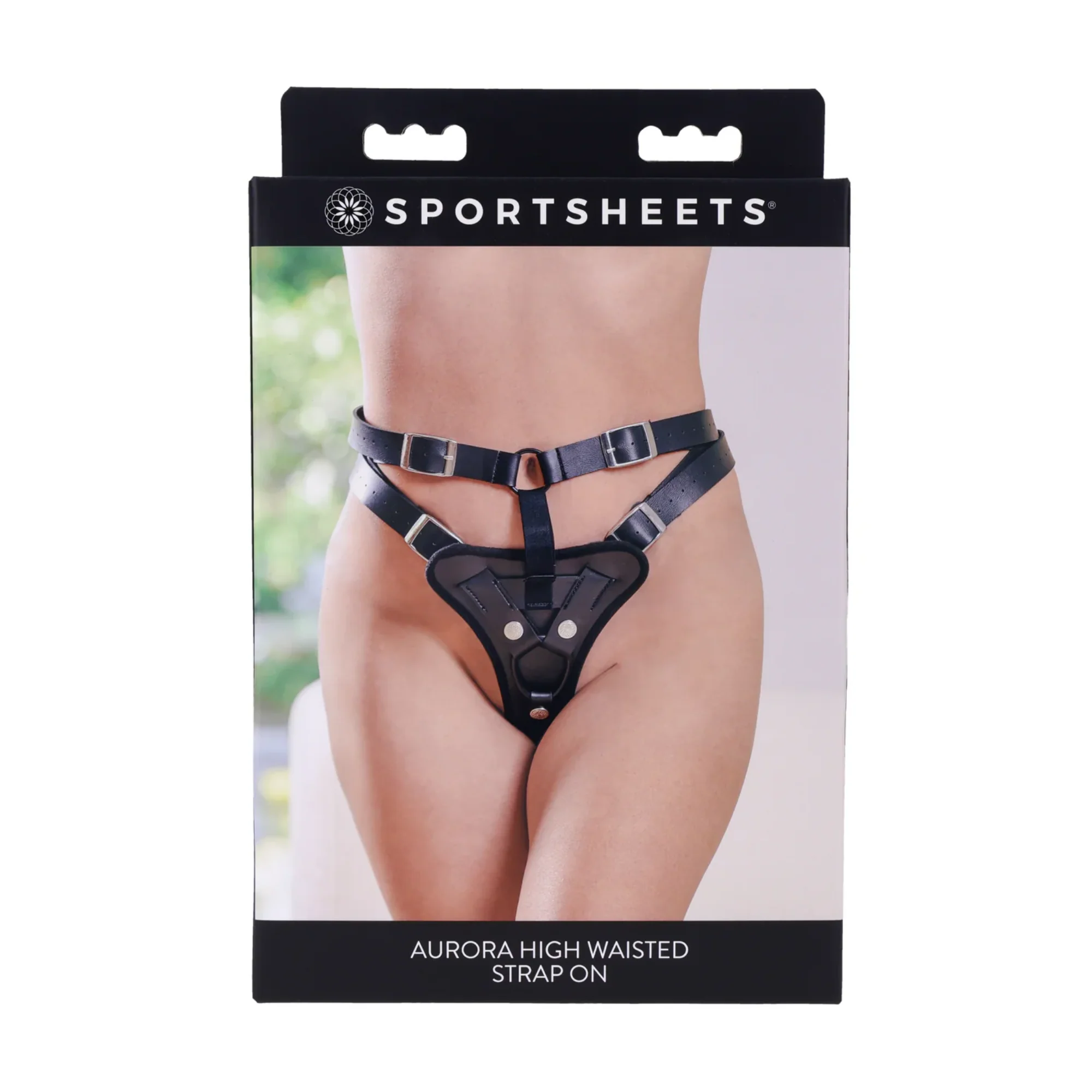 Sportsheets Aurora High Waisted Strap-On Harness for Couples Play