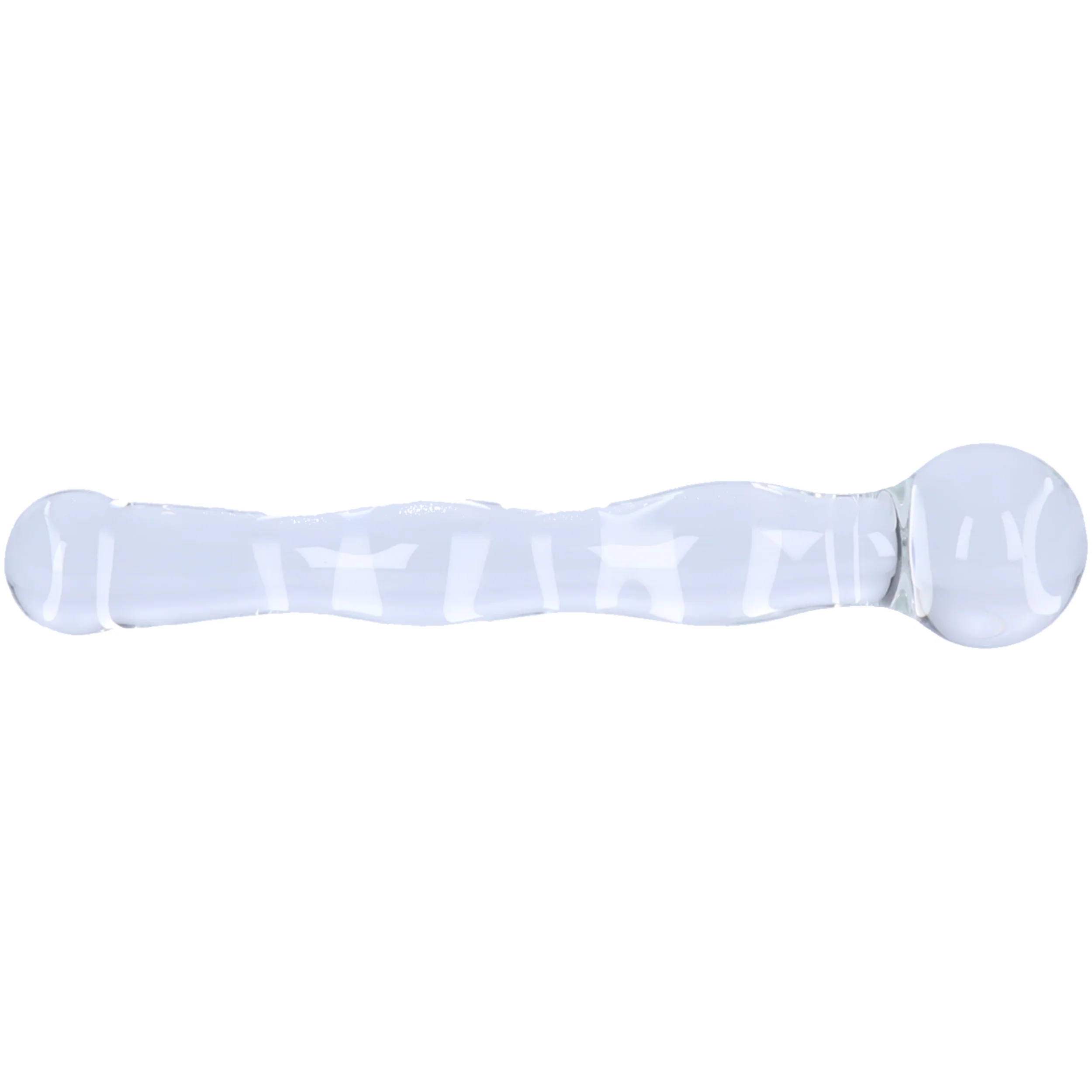 Wavy Glass Dildo for G-Spot and P-Spot Temperature Play