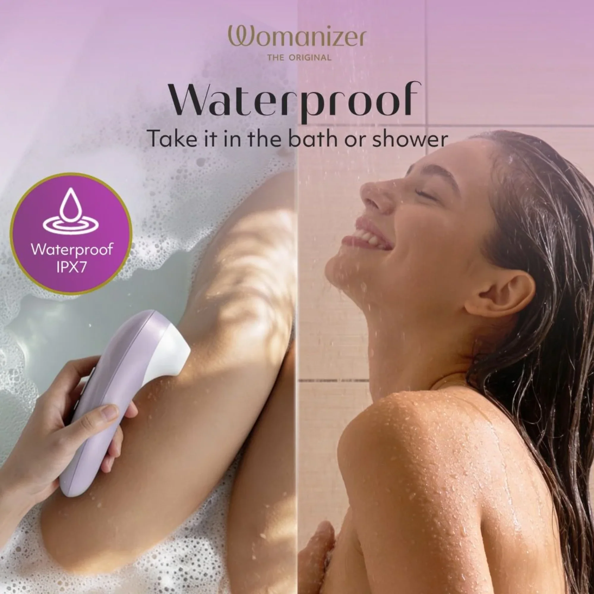 Womanizer Pro Rechargeable Silicone Air Pulse Clit Stimulator