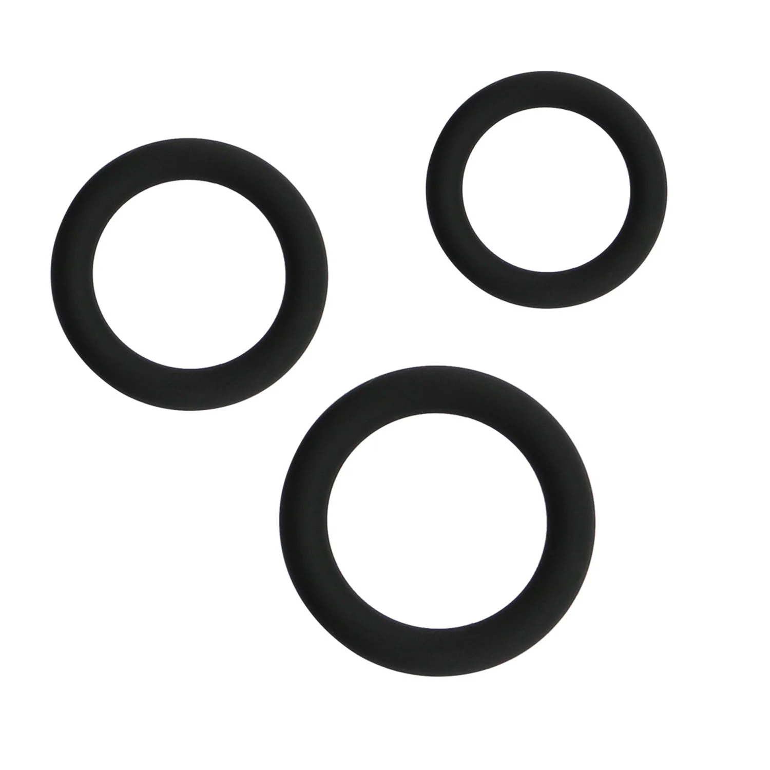 Silicone Thick Erection Stacking Cock Ring Set