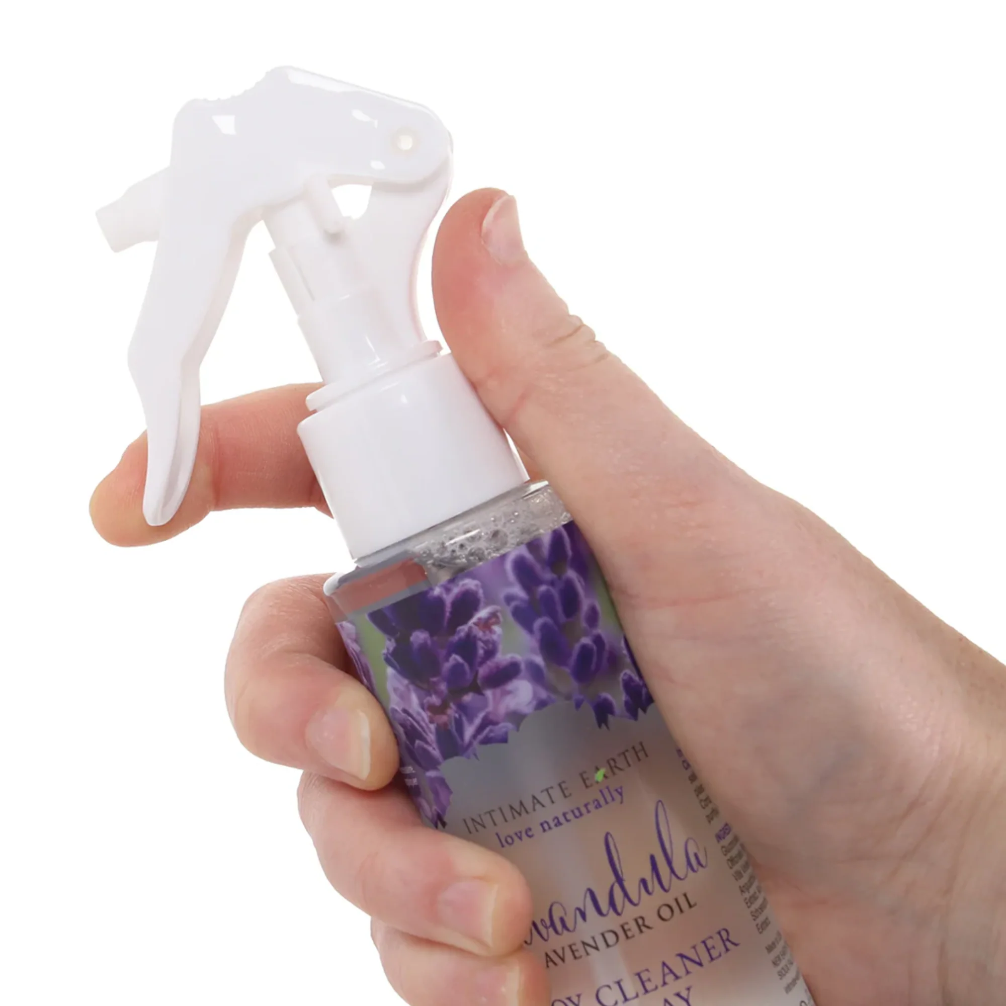 Intimate Earth Lavandula 玩具清洁喷雾，含有机薰衣草与迷迭香