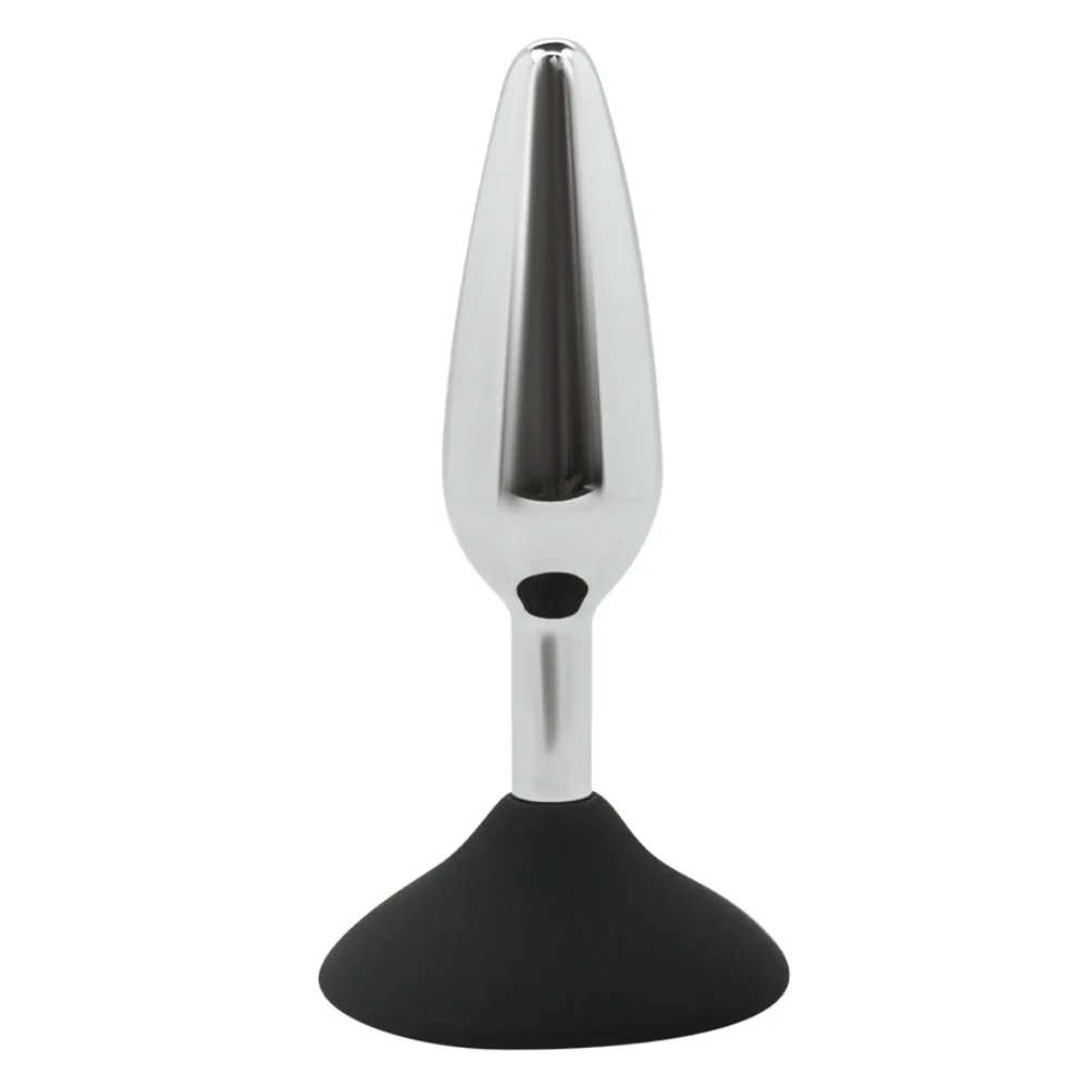 Tapered Aluminum Butt Plug With Flared Base for Anal Play
